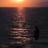 海辺の夕日