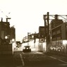 調布 東側から旧駅舎を望む
