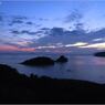 高知県宿毛市咸陽島からの夕日