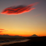 富士　夕景
