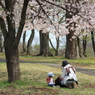 狭山公園の親子（１）