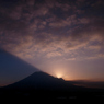 羊蹄山、夜明け
