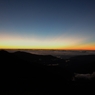 間の岳夜明け