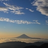 雲上の富士