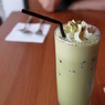 Green tea with milk