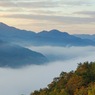 雲海とちょっと早い紅葉