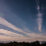 秋空に広がる雲