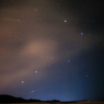 北斗七星と流れ星