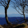 鈴鹿・御池岳より、　御嶽山　乗鞍岳　遠望　