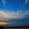 晩夏の夕空