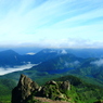 日光白根頂上から