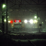 雪に静む駅