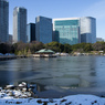 雪の浜離宮庭園⑫