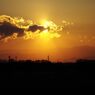夕日