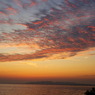 笹川流れの夕焼け