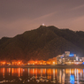 長良川温泉郷の夜景