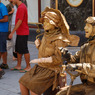 Die lebenden Bronzestatuen