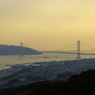 夕刻明石海峡