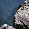 剱岳　八ツ峰を行く