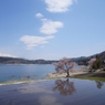 青空の青木湖