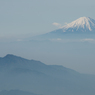 富士山　手前は金ヶ岳