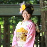 満面の笑顔で