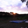 清里の夕日