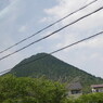 三上山望む