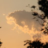 金色の雲