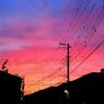 今日の夕景