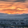 水道山からの夕暮れ