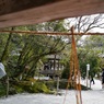 岩上で深呼吸