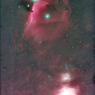 馬頭星雲とオリオン大星雲付近
