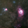 三裂星雲付近