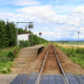 富良野の小さな駅