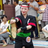 凛々しく笠回し
