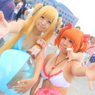 フェイト・テッサロッサ＆高町なのは　水着ver　2