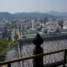 高知城から