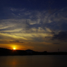 夕暮れの青空