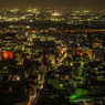 見晴らし台から見た岐阜市街の夜景