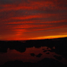 紅の夕陽