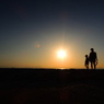 夕陽をながめながら・・・・