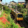 街中を走る電車