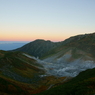 奥大日岳と富山湾の朝