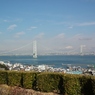 早春の明石海峡大橋