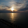 東瀬戸の夕日