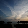 夕焼けの青空