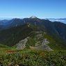 甲斐駒ケ岳（小太郎尾根分岐辺りから）