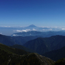 北岳山頂からの富士山