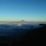 北岳山荘からの富士山（夕刻）